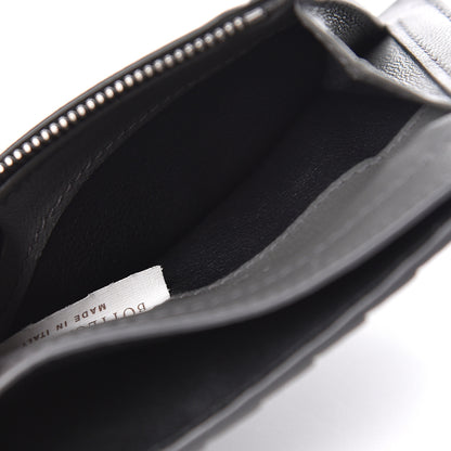 Bottega Veneta Nappa Intrecciato Card Case Light Graphite 7 of 8