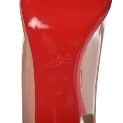 Christian Louboutin Patent Simple 100 Pumps 39 Nude 7 of 9