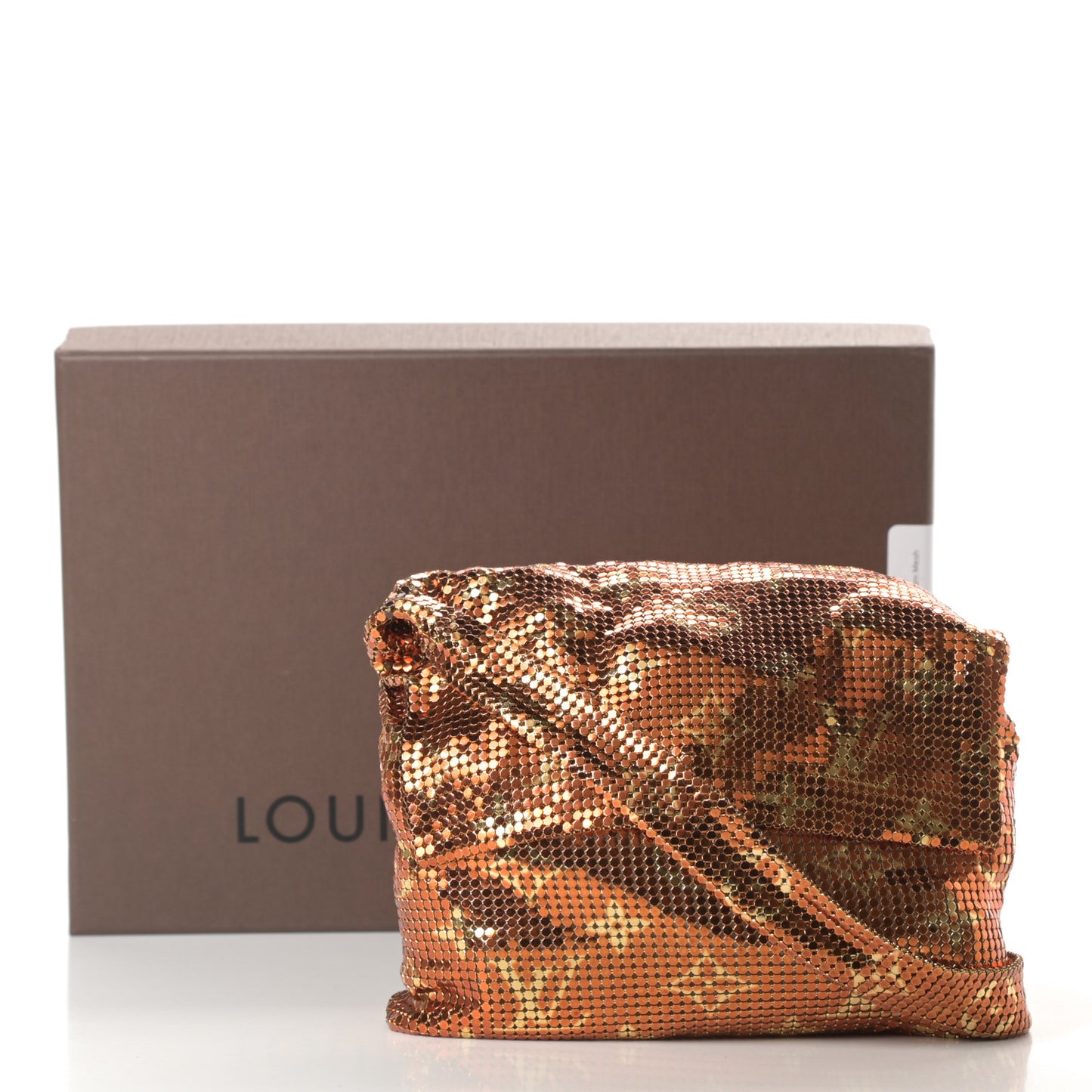 Monogram Mesh Metal Frances Gold