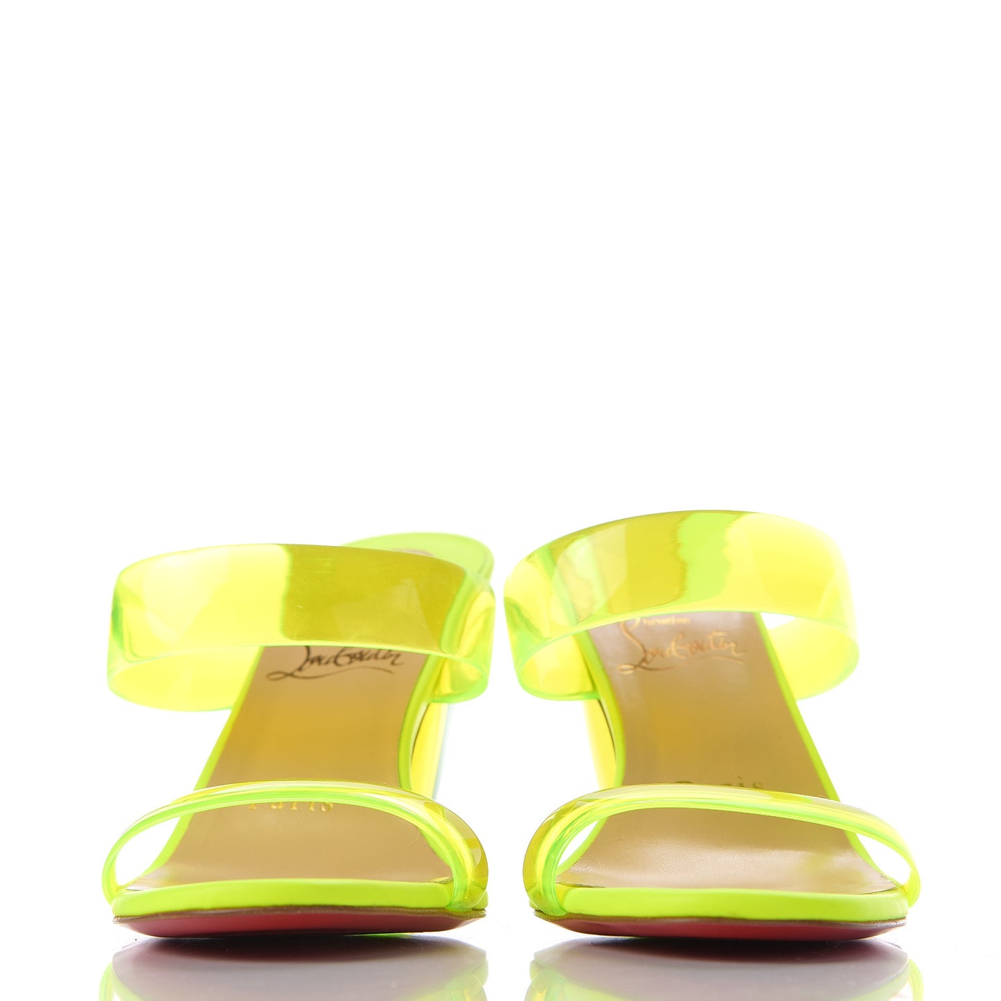 PVC Ovida 85 Slide Sandals 36 Yellow