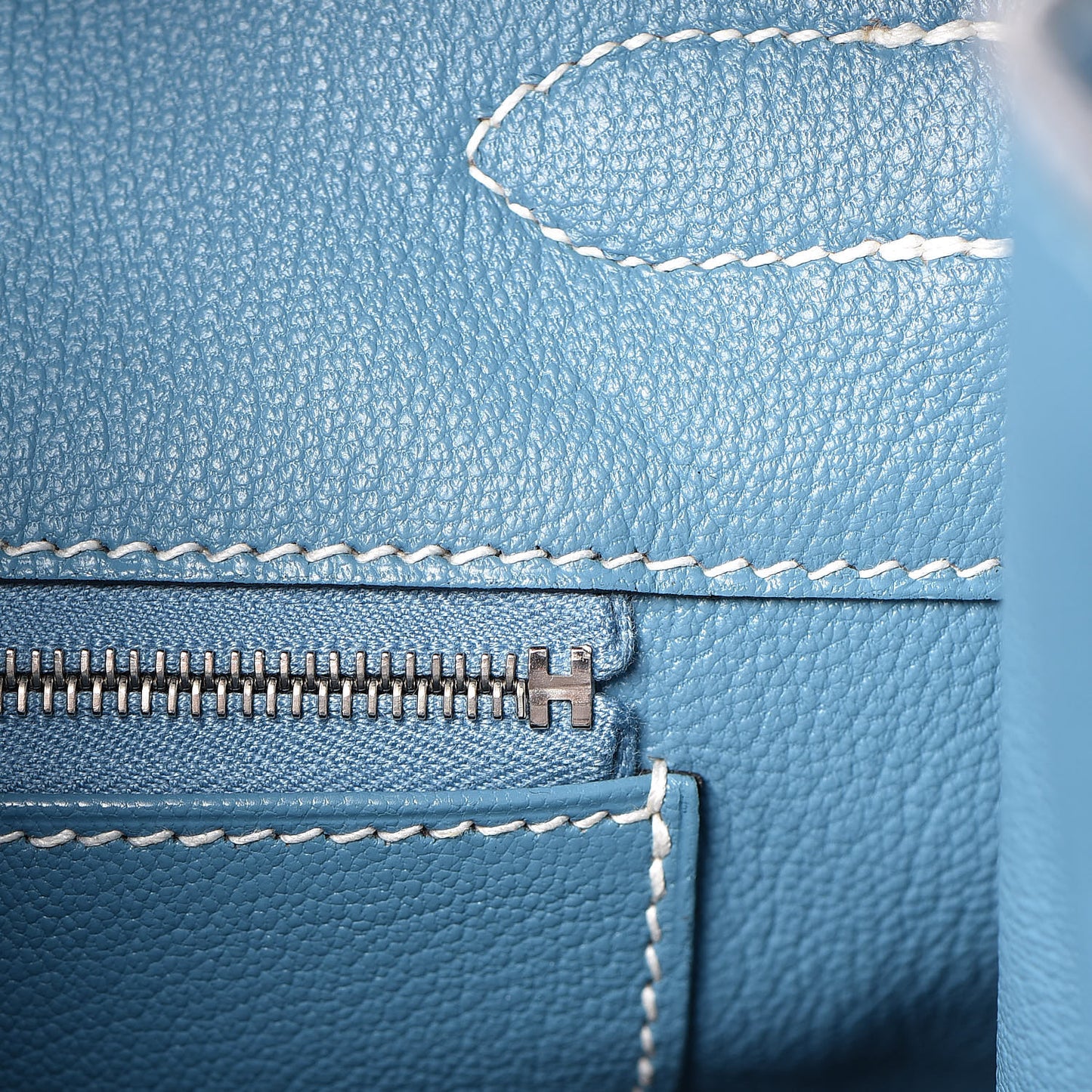 Togo Birkin 35 Blue Jean