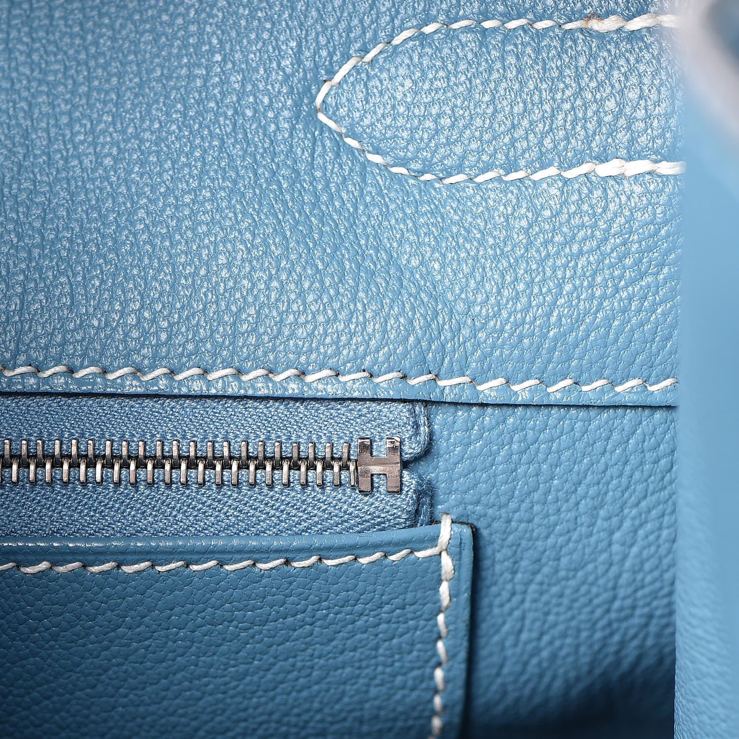 Hermes Togo Birkin 35 Blue Jean 26 of 36