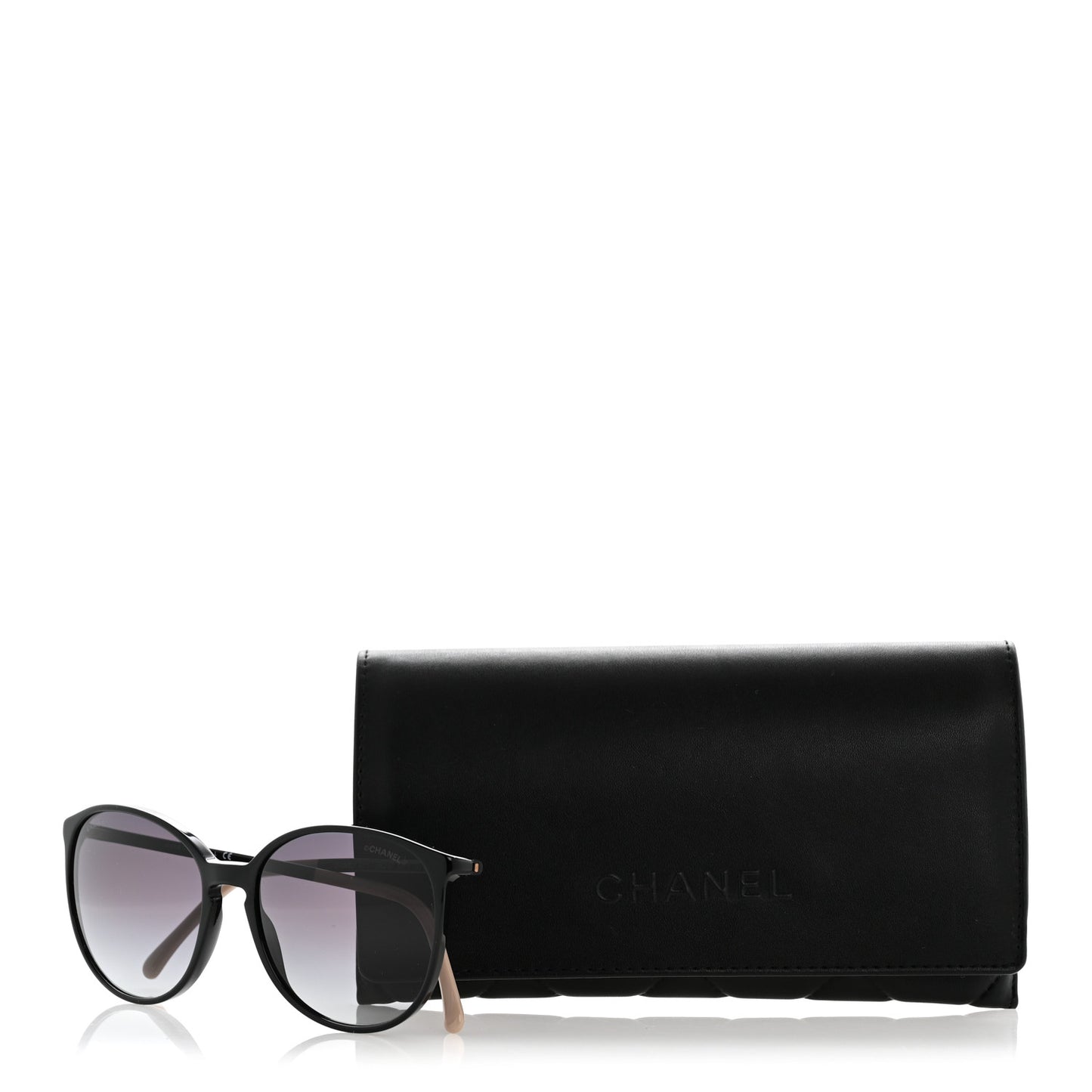 Acetate Round Sunglasses 5278 Black