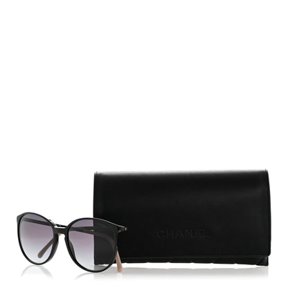 Chanel Acetate Round Sunglasses 5278 Black 8 of 8