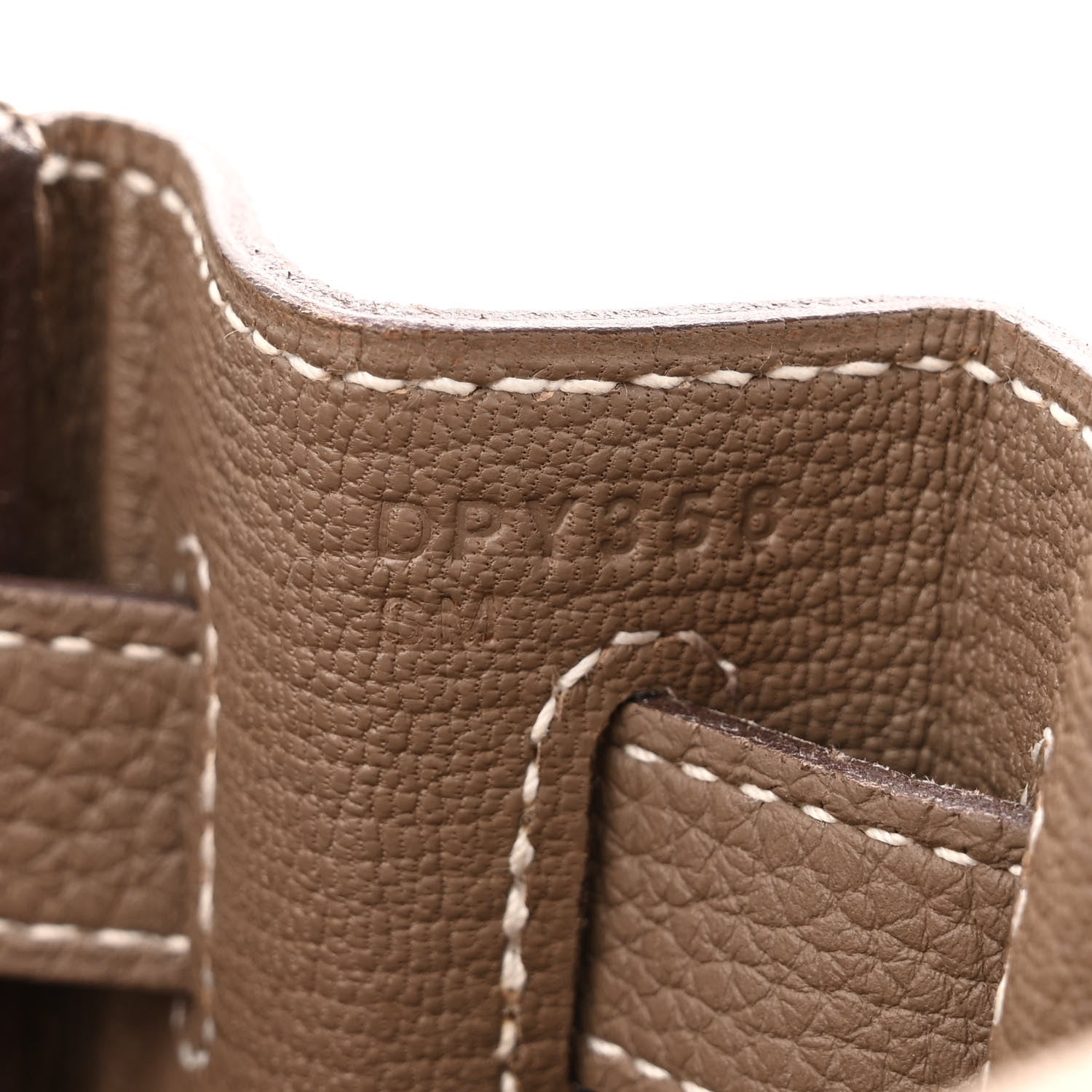 Hermes Togo Kelly Retourne 28 Etoupe 5 of 10