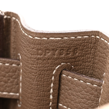Hermes Togo Kelly Retourne 28 Etoupe 5 of 10