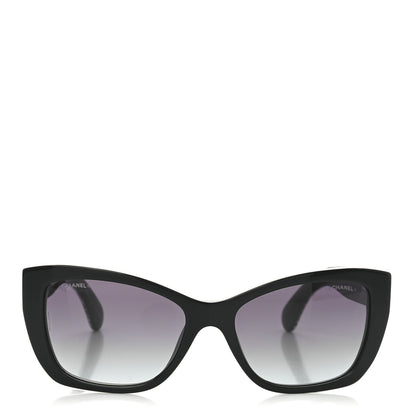 Chanel Acetate Metal Butterfly Sunglasses 71553 Black 2 of 7