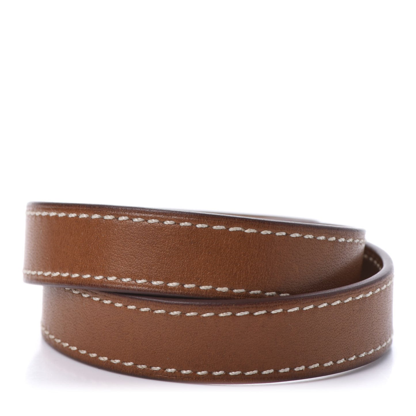 Barenia Kelly Double Tour Bracelet S Fauve