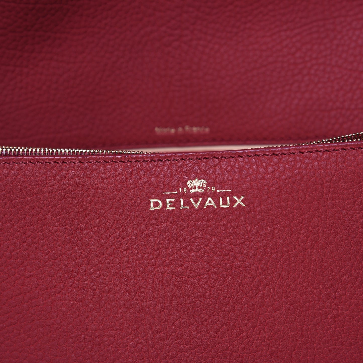 Crispy Calfskin Le Mutin Saddle Bag Rouge