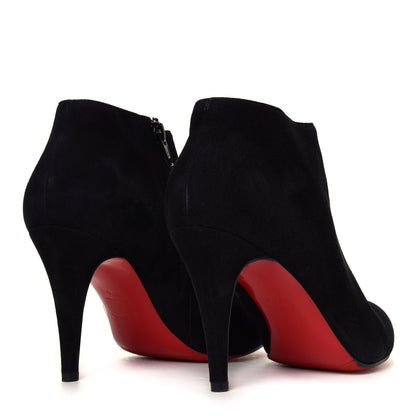 Christian Louboutin Veau Velours Belle 85 Booties 39.5 Black 5 of 12