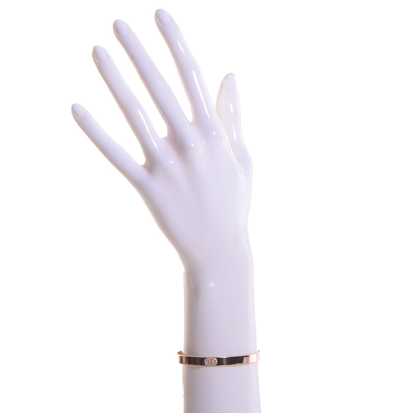 18K Rose Gold Diamond PM H D'Ancre Bracelet SH