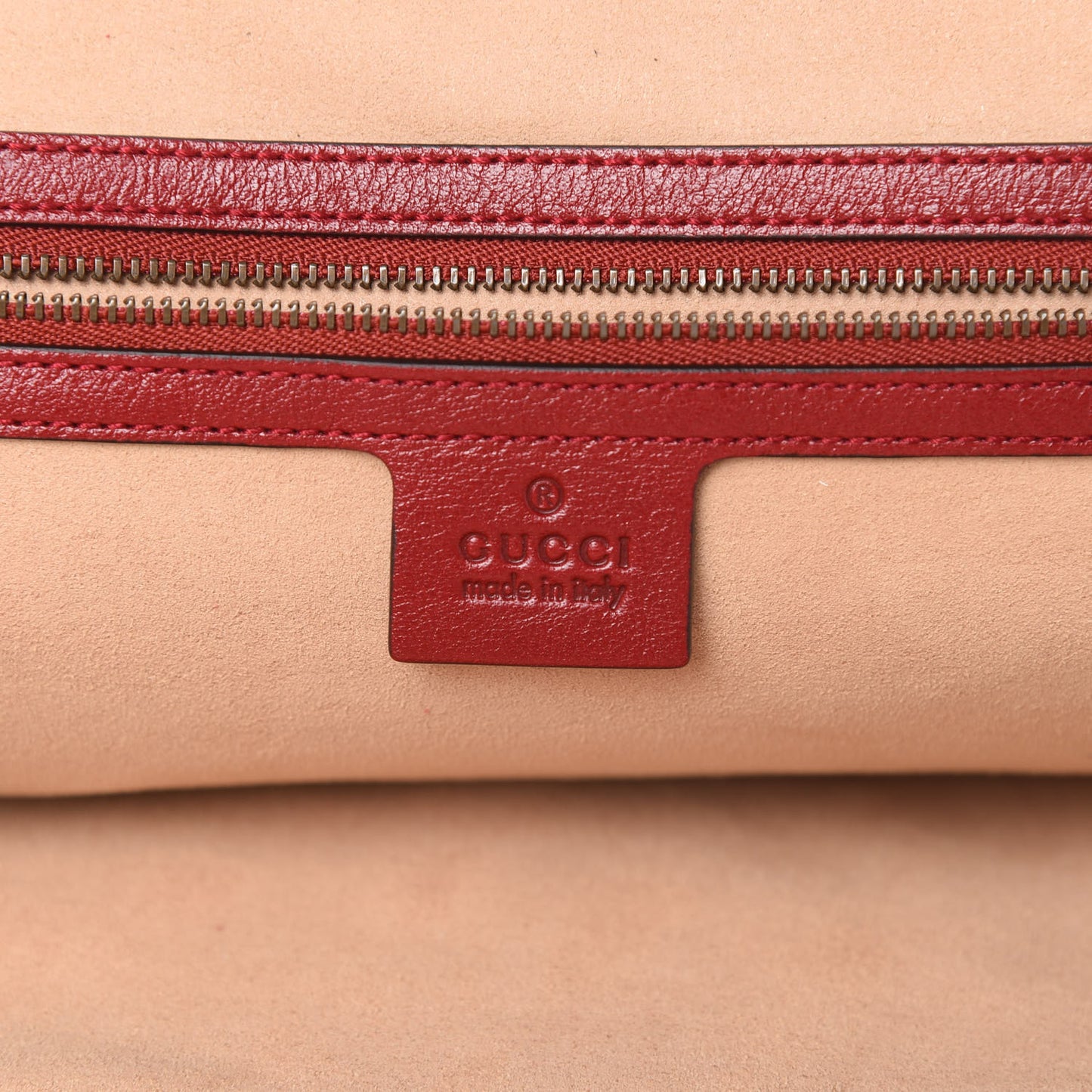 Calfskin Large Re(Belle) Top Handle Bag Red