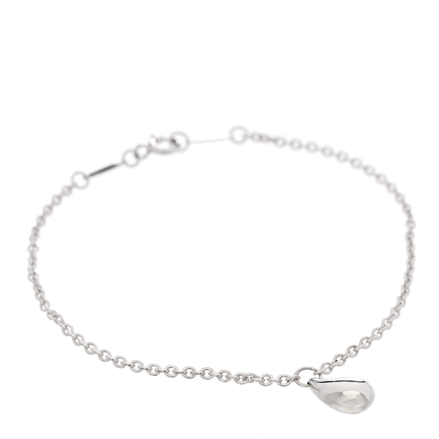 Sterling Silver Elsa Peretti Teardrop Charm Bracelet