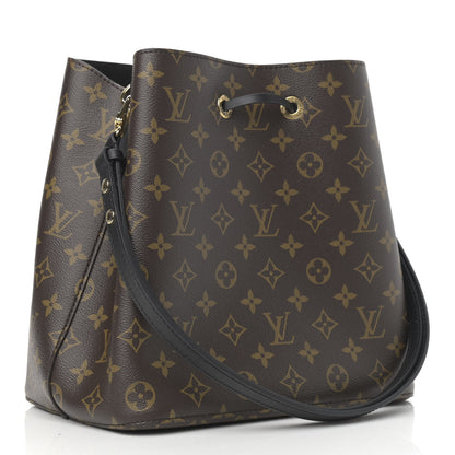 Louis Vuitton Monogram Neonoe MM Black 3 of 10