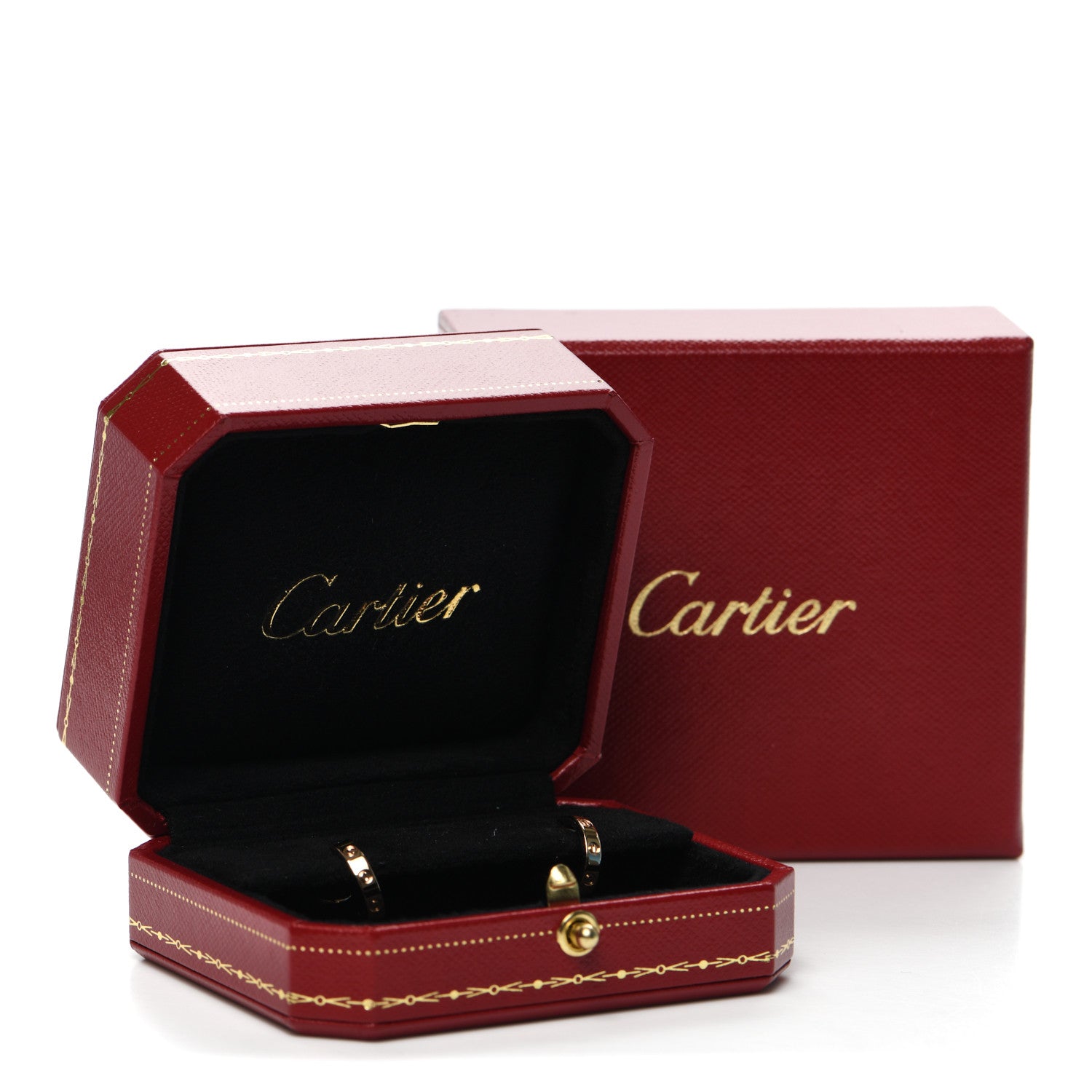 Cartier 18K Pink Gold Small LOVE Hoop Earrings 7 of 7