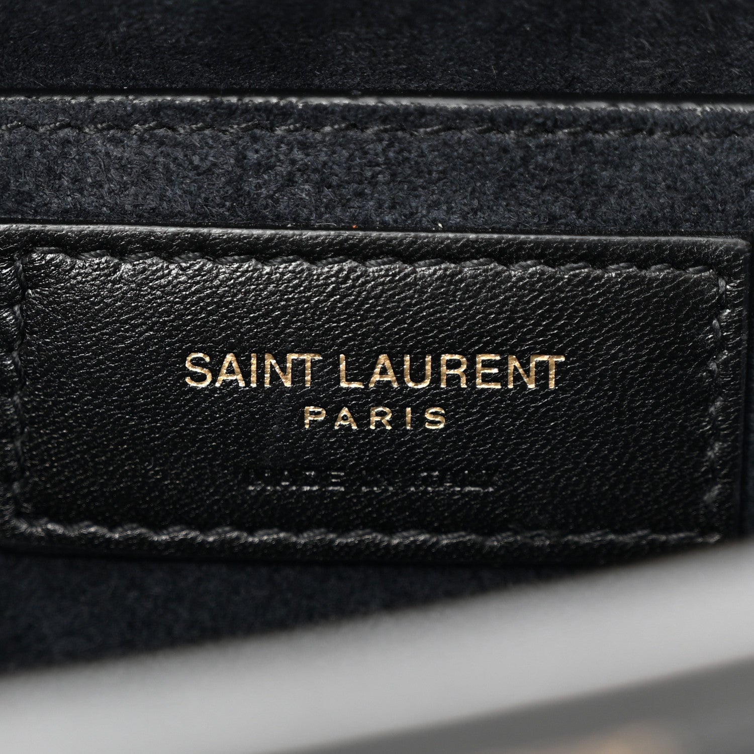 Saint Laurent Smooth Calfskin Medium Monogram Sunset Satchel Black 6 of 10