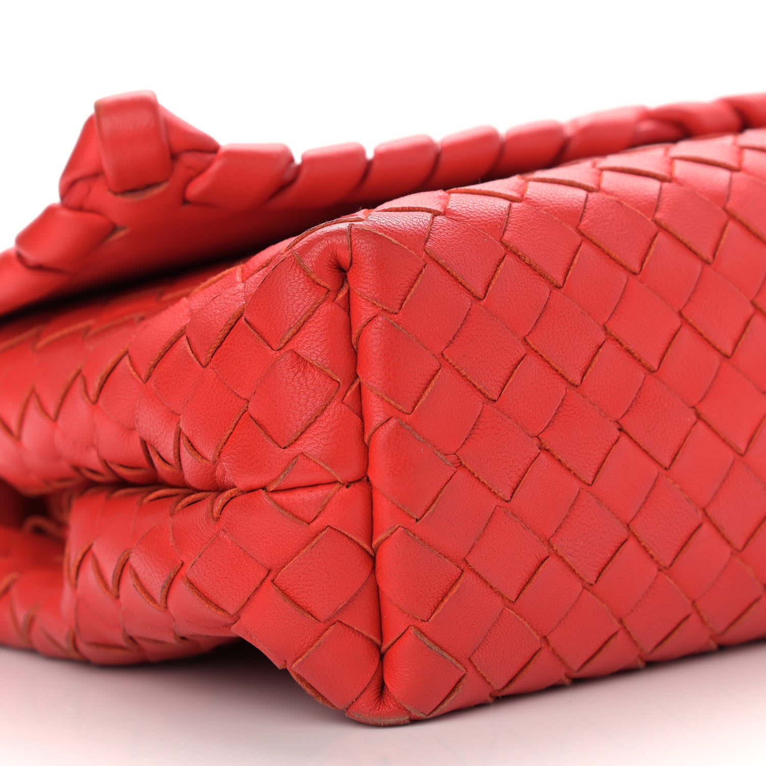 Bottega Veneta Nappa Intrecciato Baby Olimpia Shoulder Bag Vesuvio 5 of 9