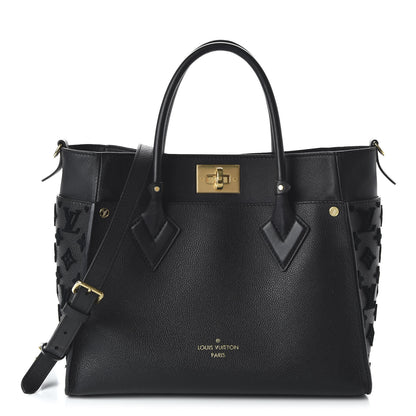 Louis Vuitton Calfskin Monogram Tufting On My Side Black 1 of 9
