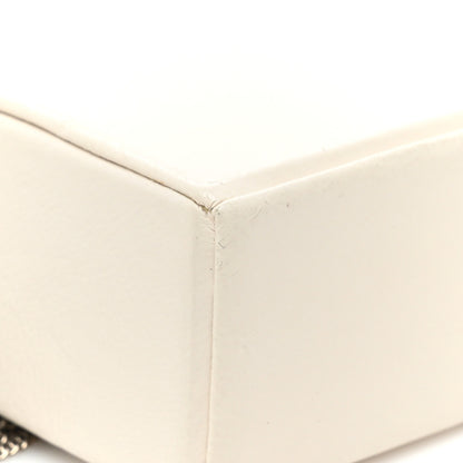 Saint Laurent Lambskin Smoking Box Crossbody White 10 of 10