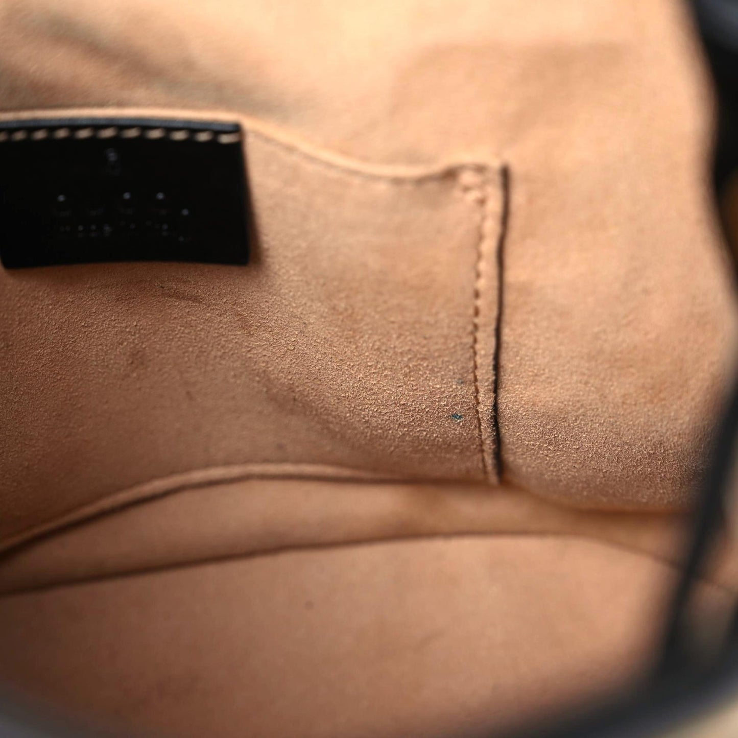 Calfskin Matelasse GG Marmont Flap Backpack Black