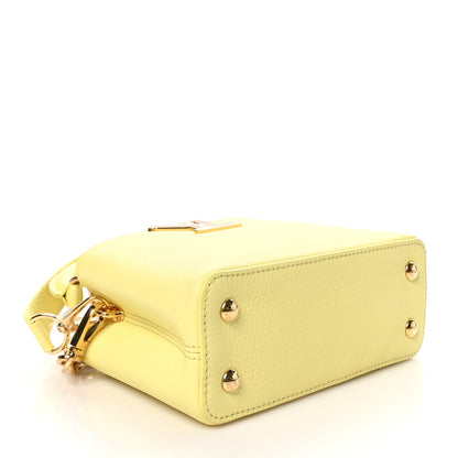 Louis Vuitton Taurillon Mini Capucines Sun Beam 4 of 9