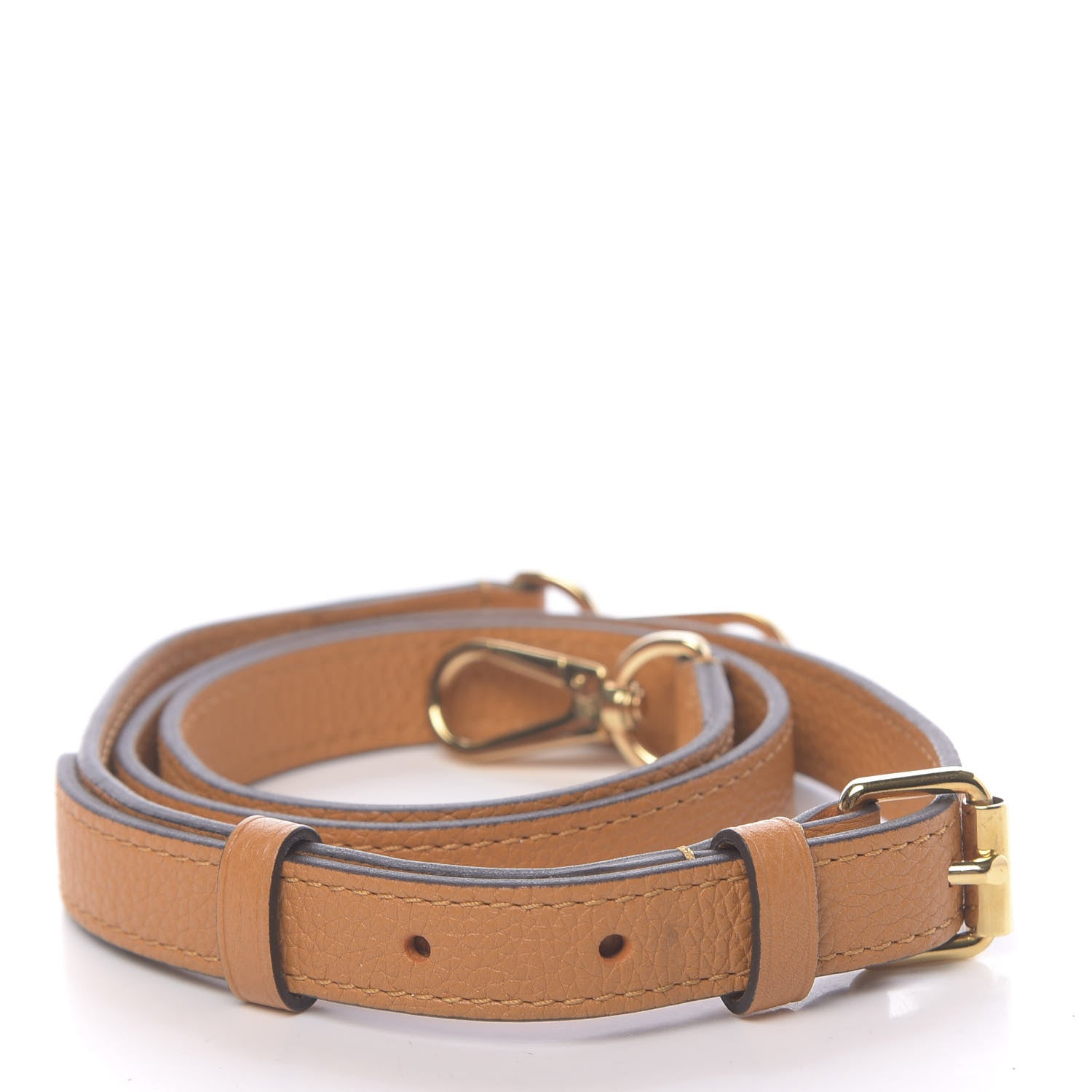 Louis Vuitton Calfskin Capucines Adjustable Shoulder Strap Papyrus 2 of 4