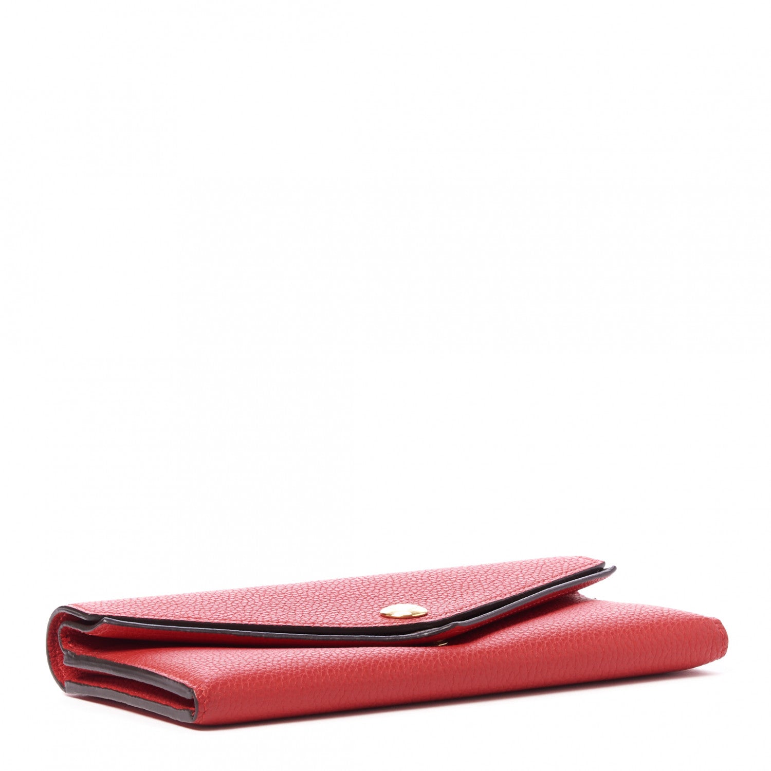 Louis Vuitton Calfskin Double V Wallet Rubis 3 of 8