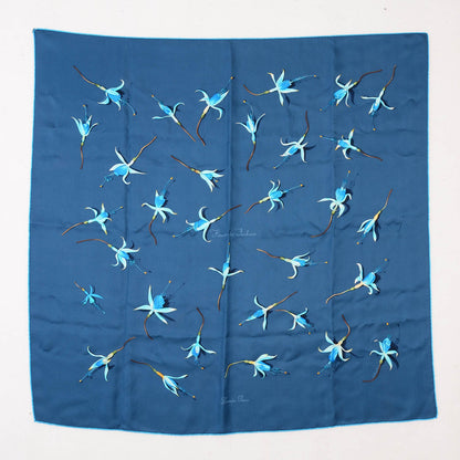 Hermes Silk Fleurs De Fuchsia Scarf 90 2 of 8
