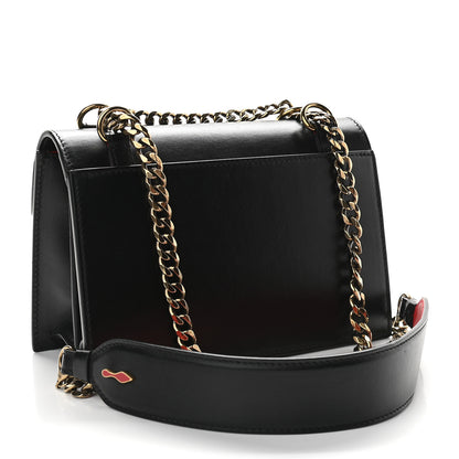 Christian Louboutin Calfskin Mini Elisa Shoulder Bag Black 2 of 8