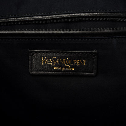 Saint Laurent Textured Patent Small Y-Mail Tote Black 8 of 10