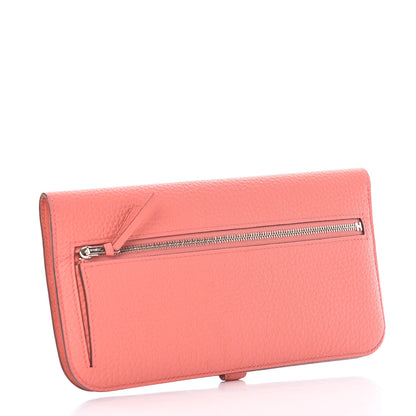Hermes Togo Dogon Recto Verso Wallet Rose Candy 3 of 12