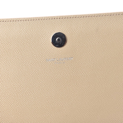 Saint Laurent Grain De Poudre Classic Kate Monogram Clutch Nude Powder 7 of 10