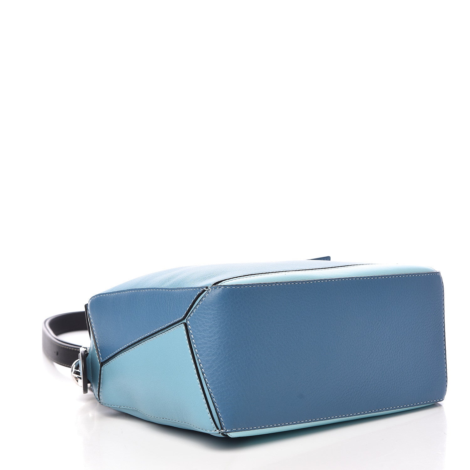 Loewe Calfskin Small Puzzle Bag Light Blue Aqua 4 of 9