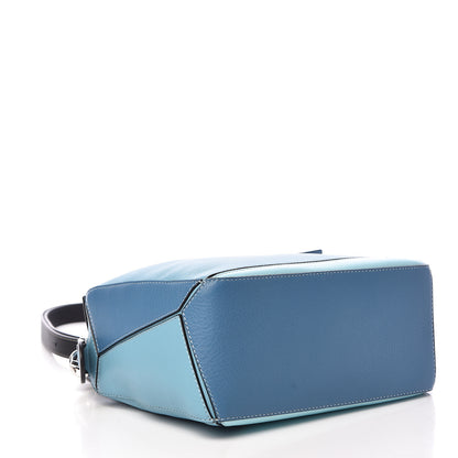 Loewe Calfskin Small Puzzle Bag Light Blue Aqua 4 of 9