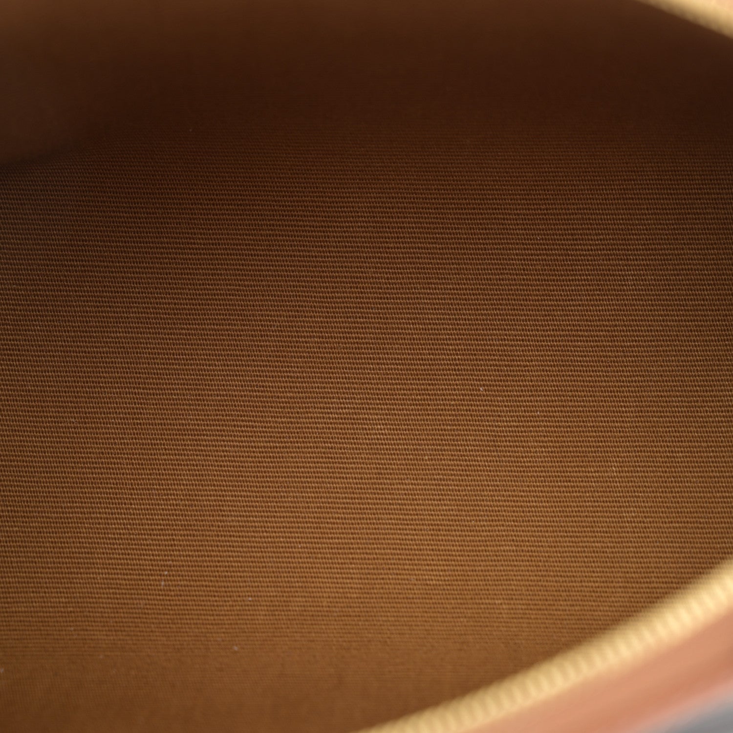 Celine Triomphe Canvas Lambskin Clutch On Chain Tan 5 of 12