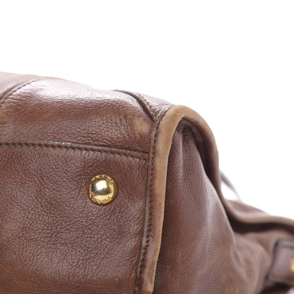Prada Cervo Shopping Satchel Bruciato 10 of 20