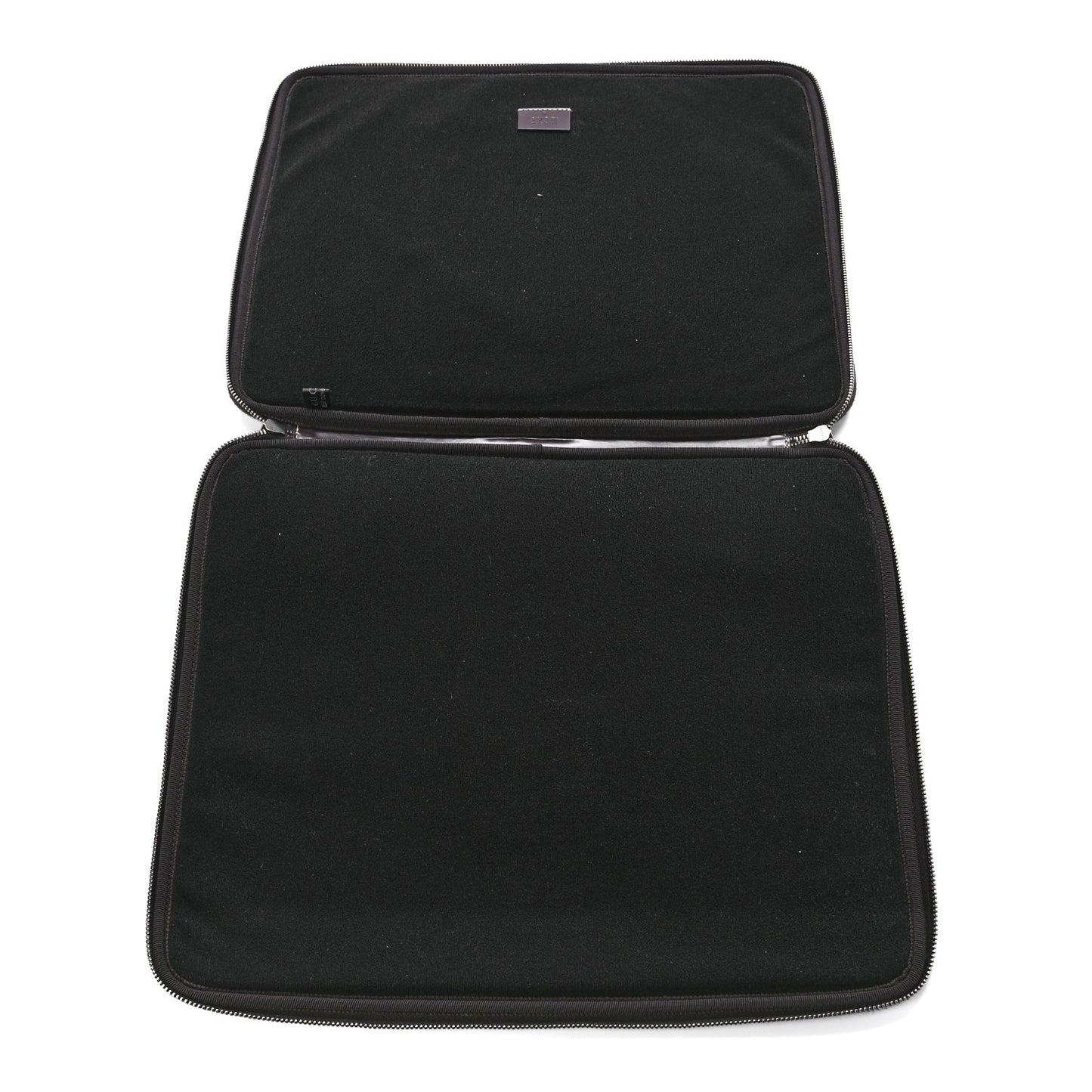 GG Plus Monogram Medium Interlocking G Laptop Case Dark Brown