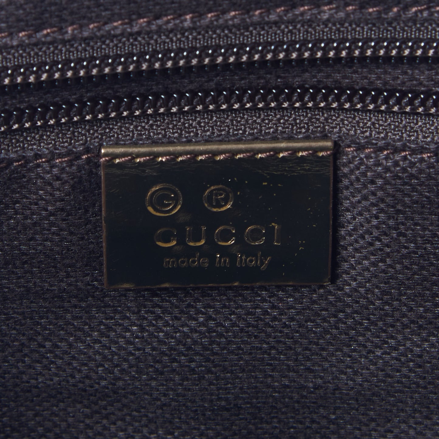 Metallic Monogram Canvas Tote Pink Gold