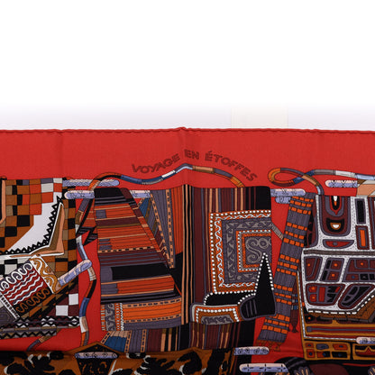 Hermes Silk Voyage En Etoffes Scarf 90 5 of 5