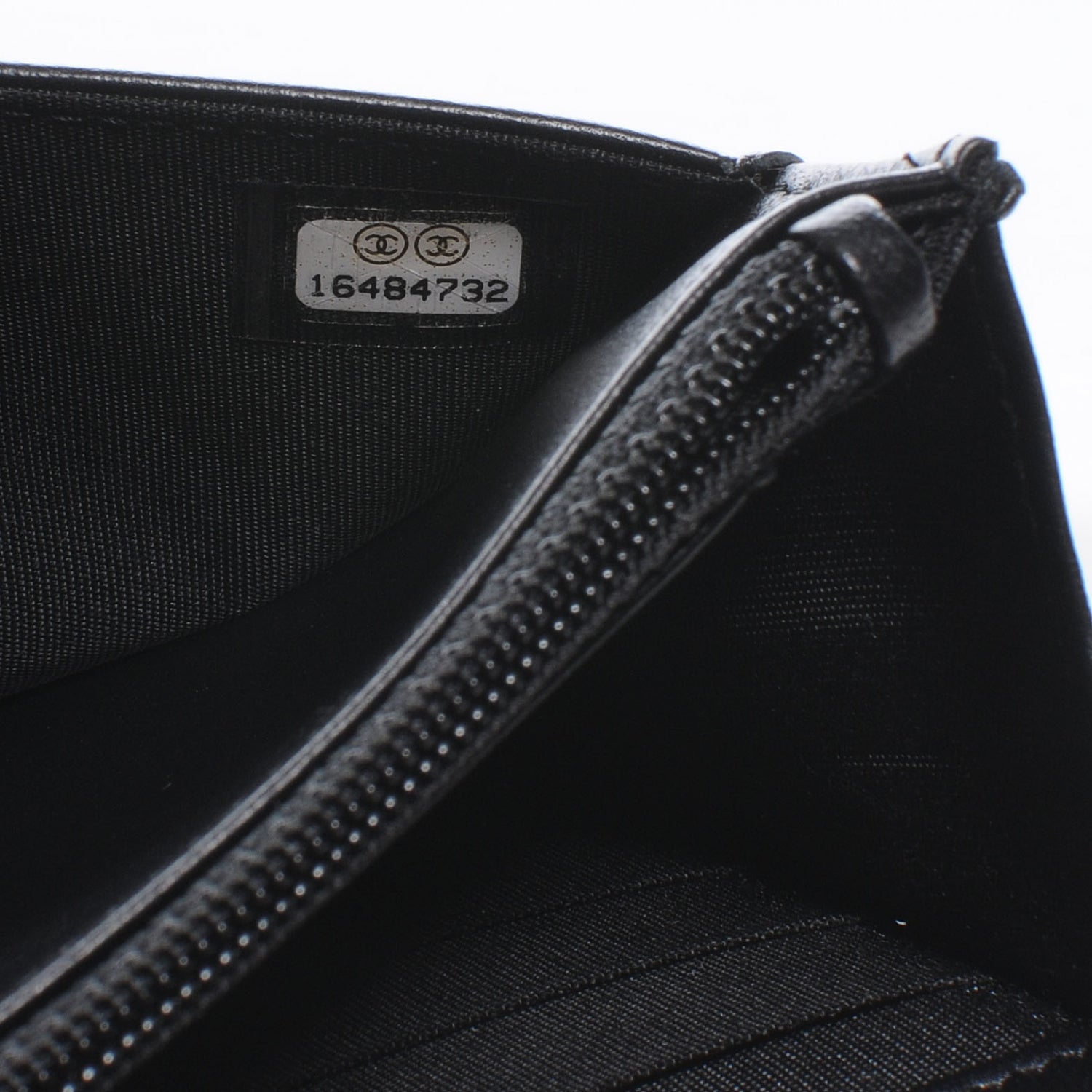 Chanel Lambskin Quilted Boy Wallet On Chain WOC Black 8 of 8