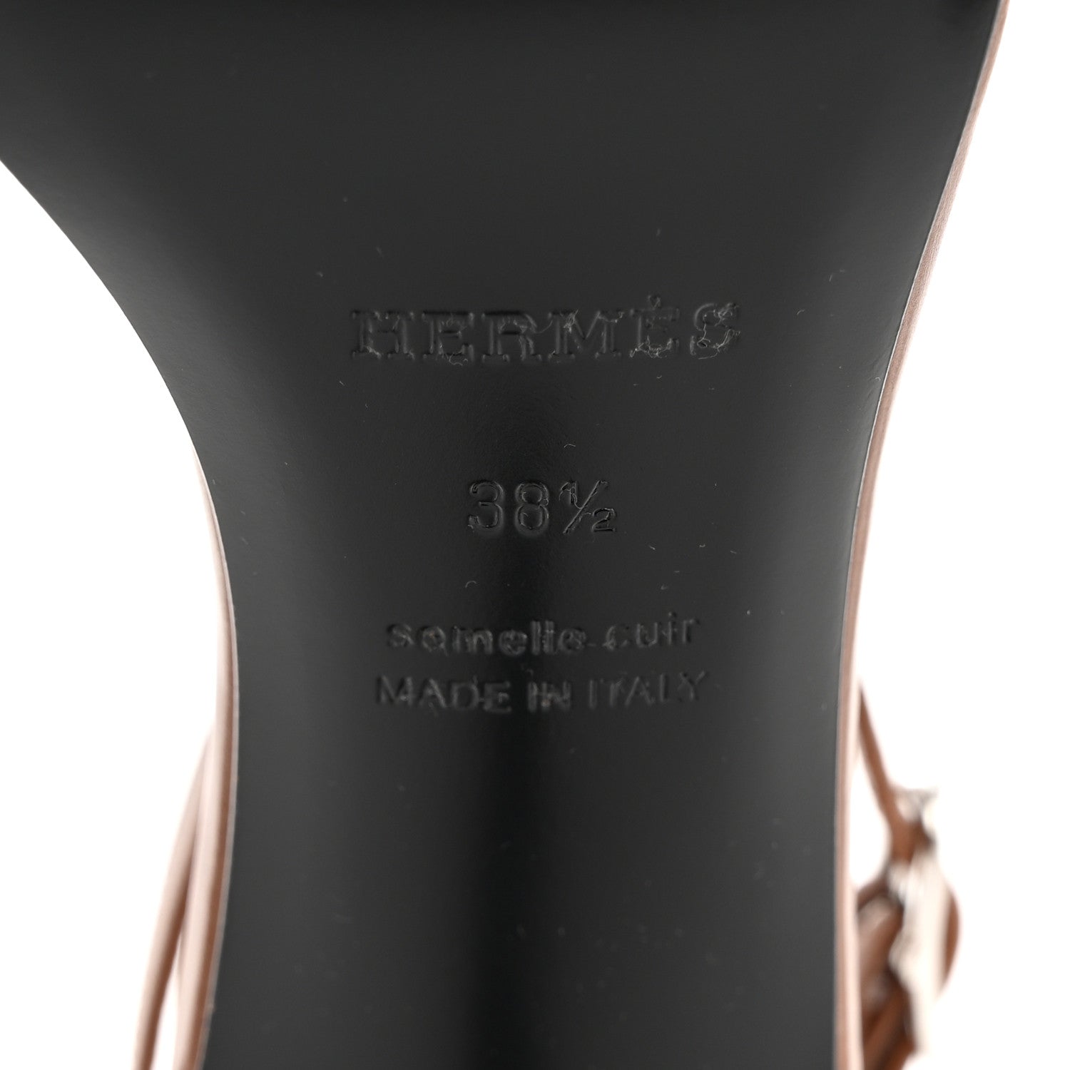 Hermes Calfskin Premiere 70 Sandals 38.5 7 of 7