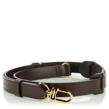 Louis Vuitton Calfskin 25mm Adjustable Shoulder Strap Brown 1 of 4