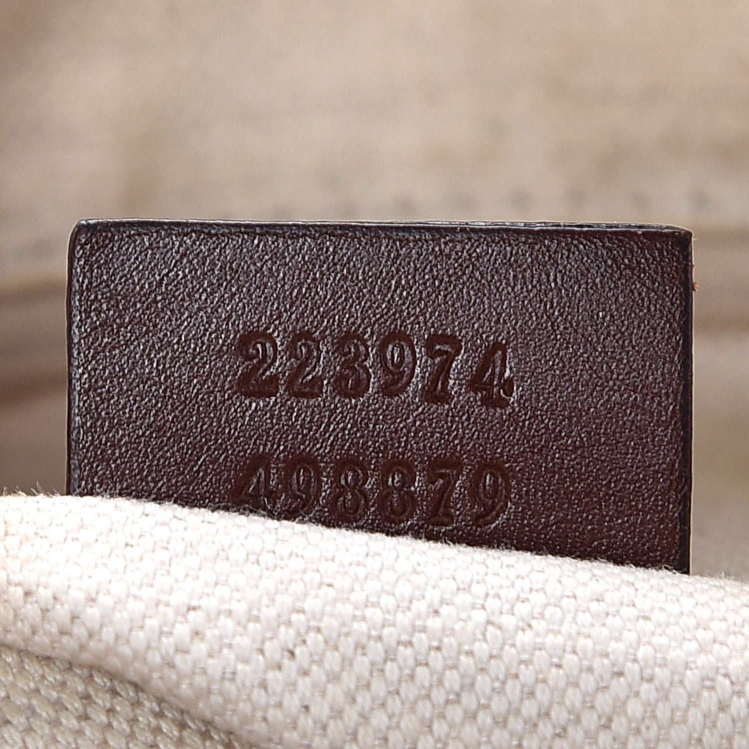 Gucci Monogram Cabinato Medium Sukey Boston Brown 7 of 7