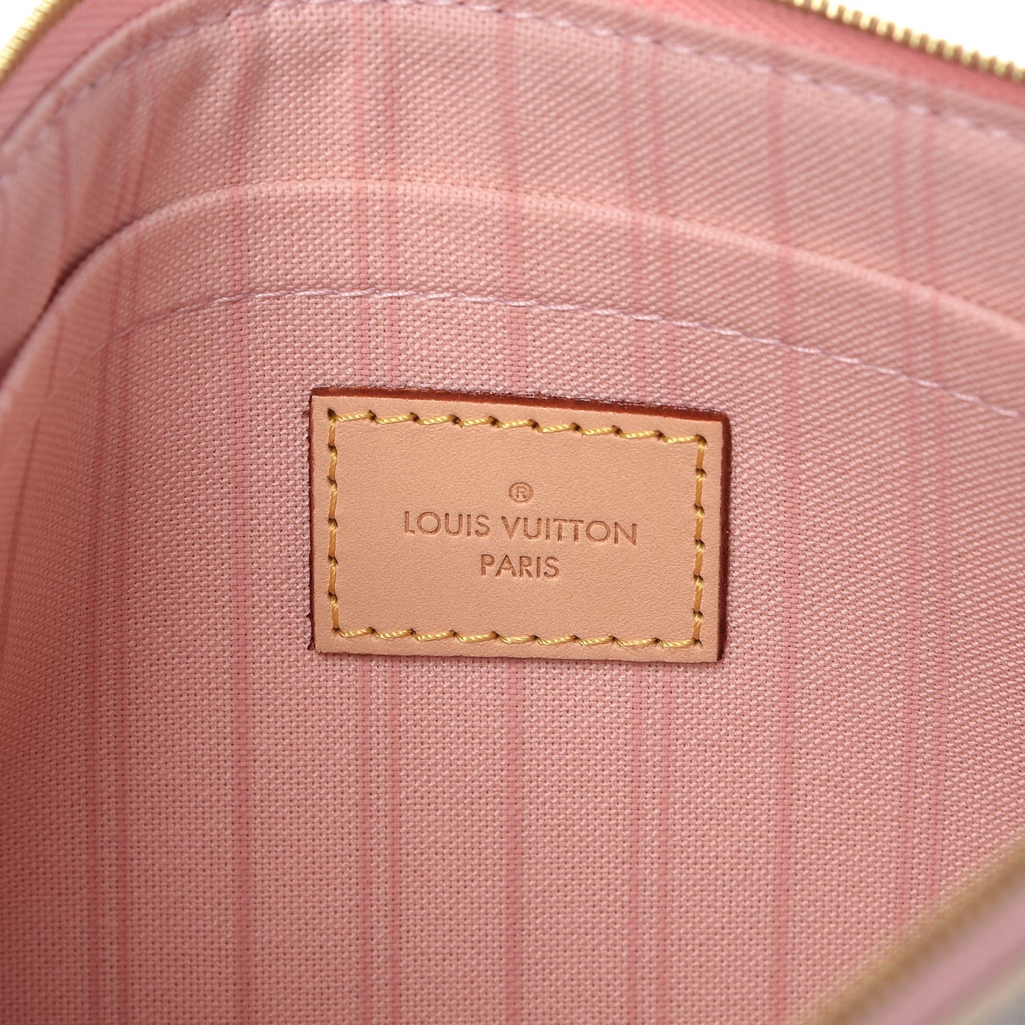 Damier Azur Neverfull MM GM Pochette Rose Ballerine