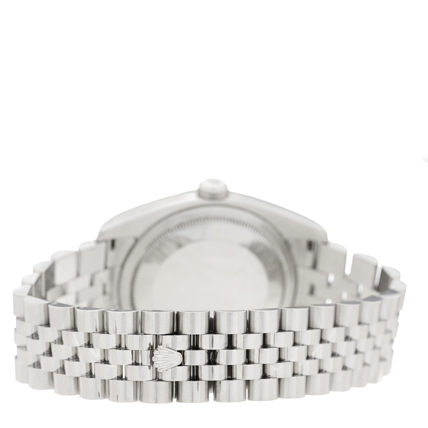 Rolex Stainless Steel 18K White Gold 36mm Oyster Perpetual Datejust Watch White Roman 116234 3 of 5