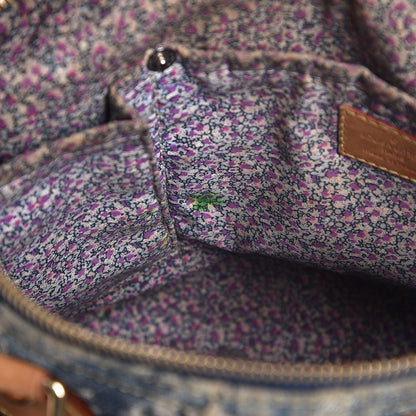 Louis Vuitton Denim Patchwork Speedy 30 Blue 8 of 9