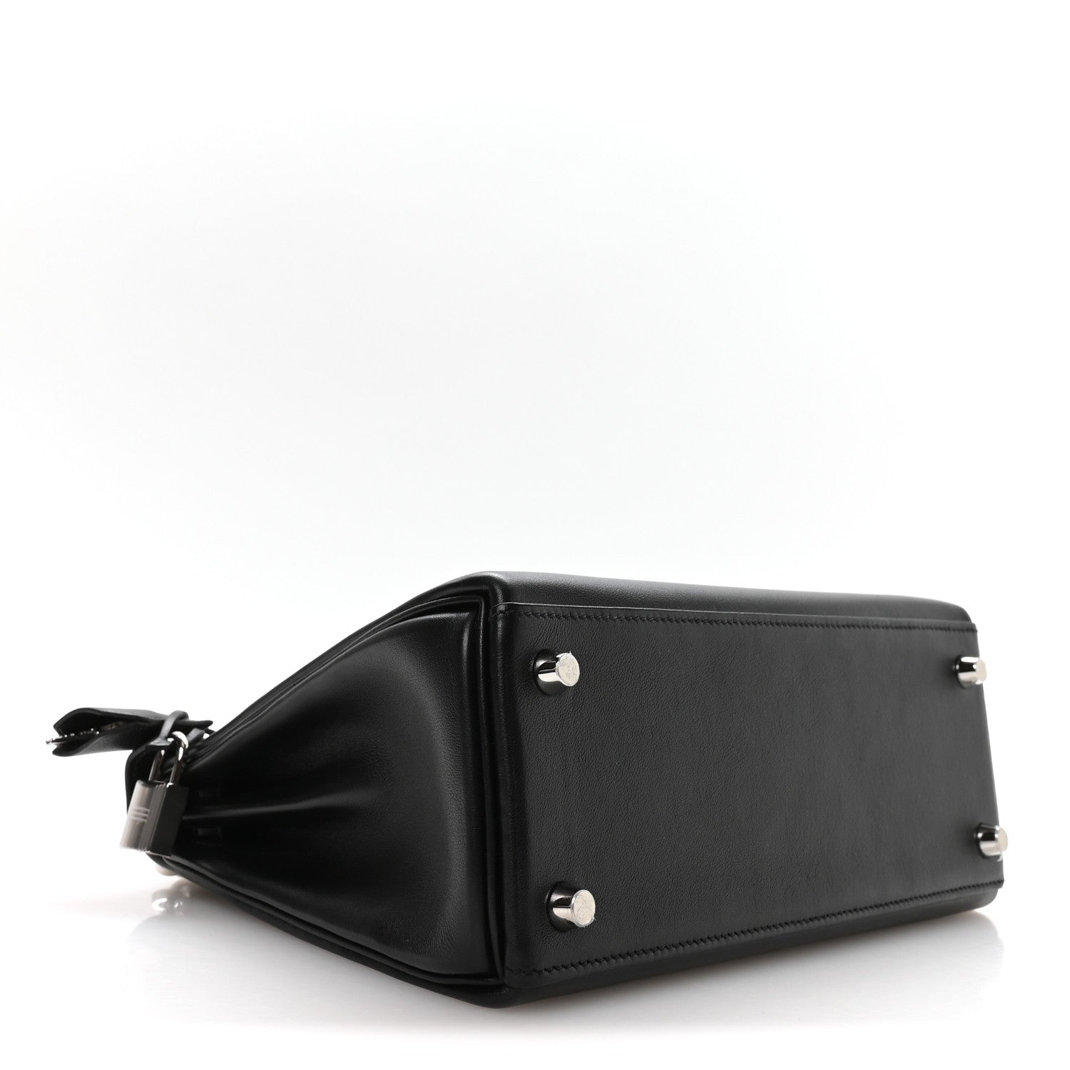 Hermes Cheri Calfskin Kelly Retourne 25 Black 4 of 11