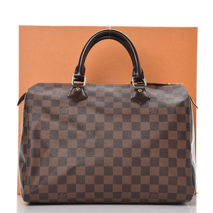 Louis Vuitton Damier Ebene Speedy 30 9 of 9