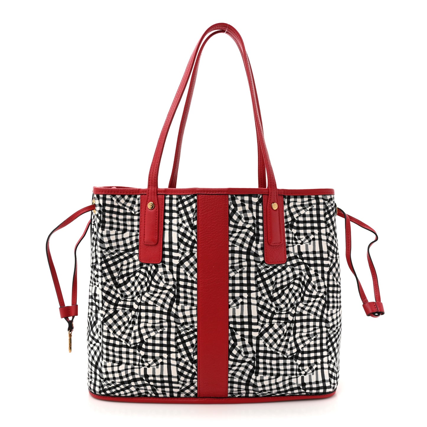 Visetos Medium Liz Reversible Shopper Tote Ruby Red