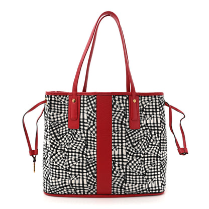 MCM Visetos Medium Liz Reversible Shopper Tote Ruby Red 2 of 21